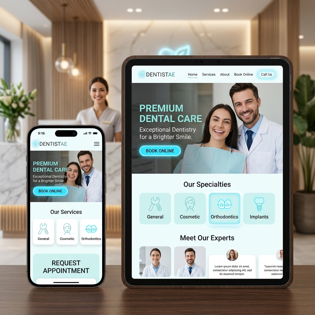 Dental Clinic Website Showcase